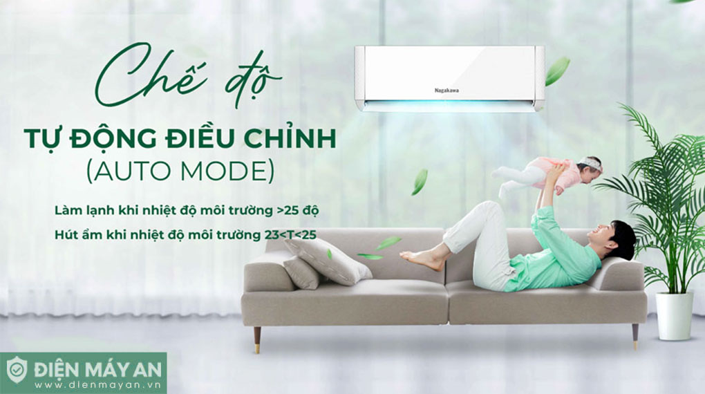 Điều hòa Nagakawa Inverter 24000 BTU 2 chiều NIS-A24R2T29